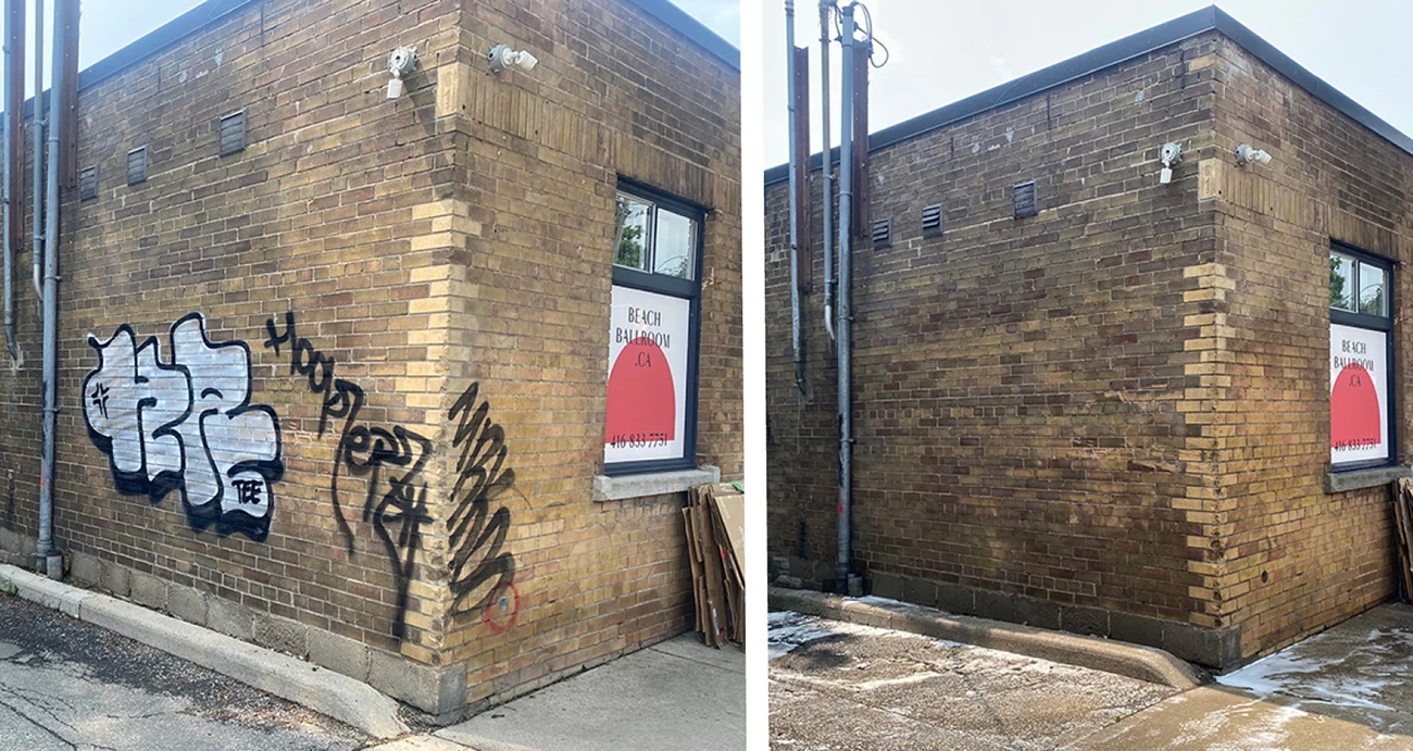 Grafitti removal